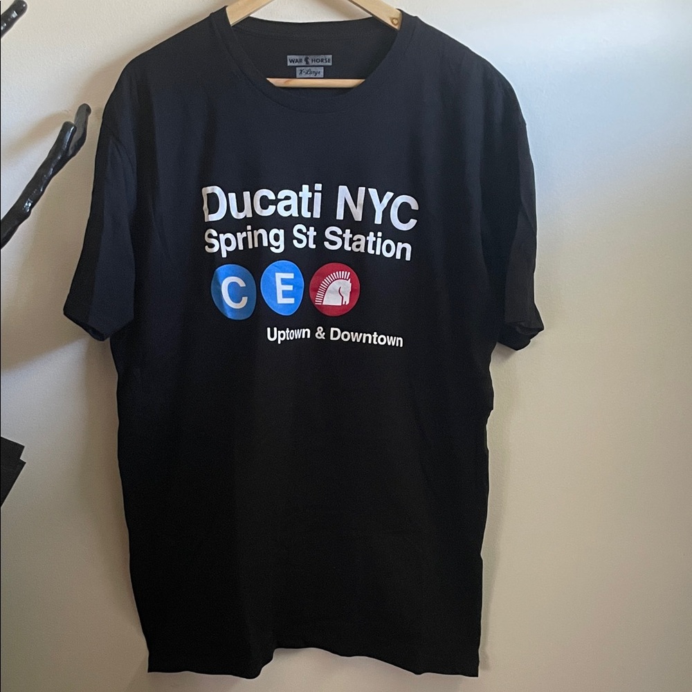 Ducati Spring St Station Short Sleeve Tee - Black